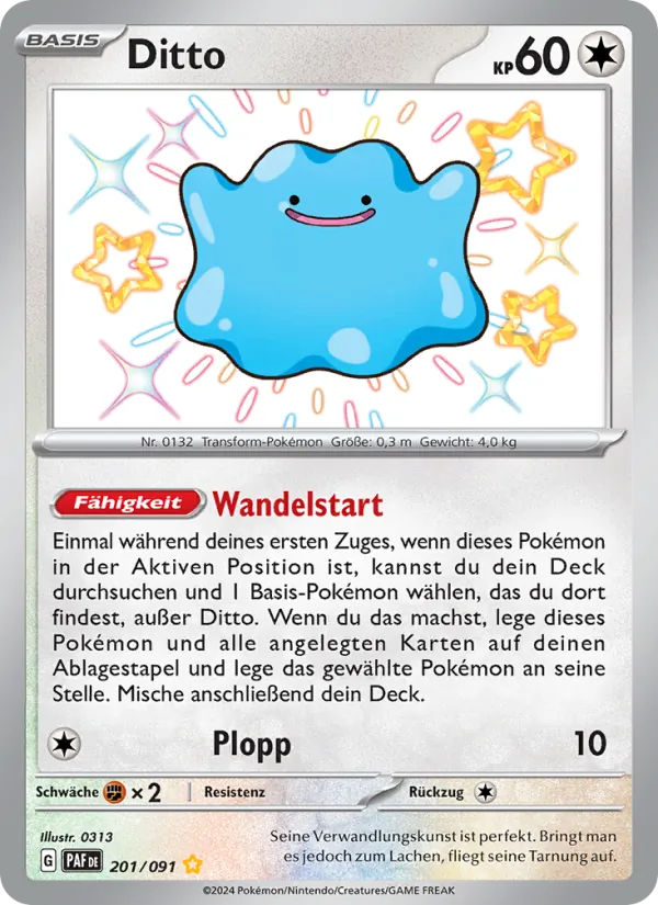 Ditto (Paldean Fates #201/91)