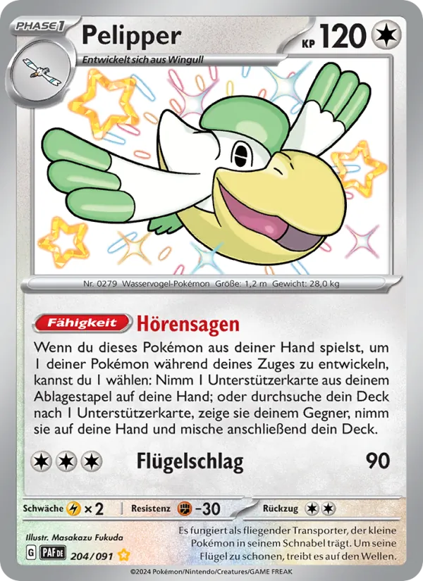 Pelipper (Paldean Fates #204/91)