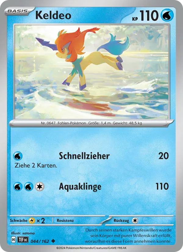 Keldeo (Gewalten der Zeit #044/162)