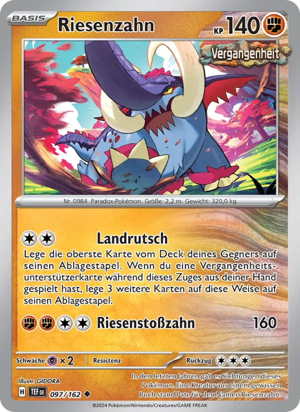 Riesenzahn (Temporal Forces #097/162)