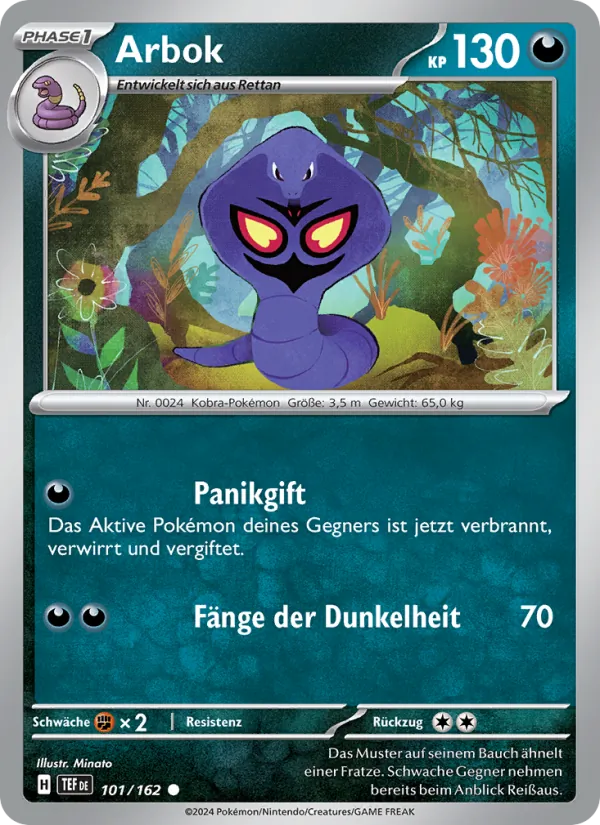 Arbok (Temporal Forces #101/162)