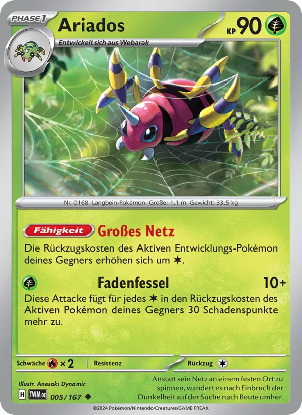 Ariados (Maskerade im Zwielicht #005/167)