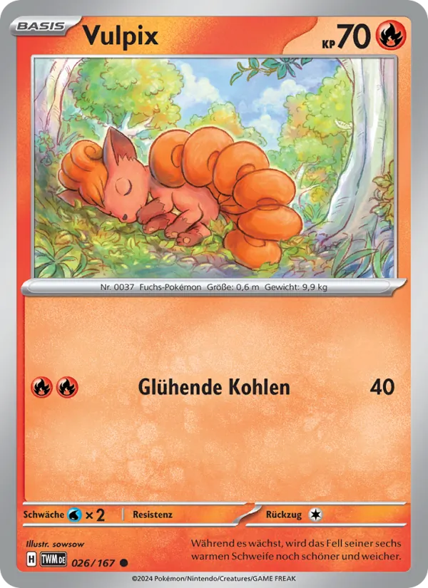 Vulpix (Maskerade im Zwielicht #026/167)