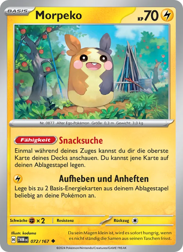 Morpeko (Maskerade im Zwielicht #072/167)