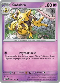 Kadabra (Maskerade im Zwielicht #081/167)