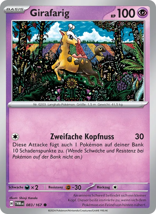 Girafarig (Maskerade im Zwielicht #083/167)