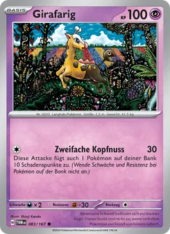 Girafarig (Maskerade im Zwielicht #083/167)