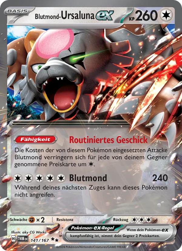 Blutmond-Ursaluna-ex (Twilight Masquerade #141/167)