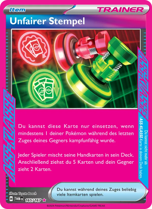 Unfairer Stempel (Maskerade im Zwielicht #165/167)