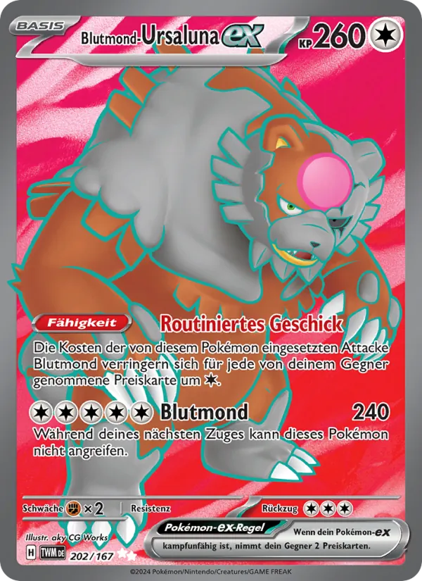 Blutmond-Ursaluna-ex (Twilight Masquerade #202/167)