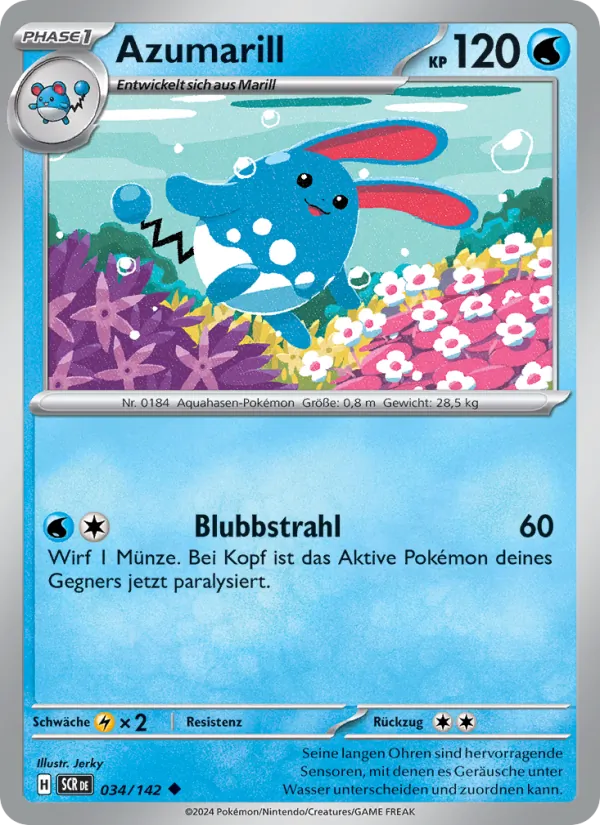 Azumarill (Stellarkrone #034/142)