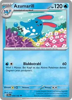 Azumarill (Stellarkrone #034/142)