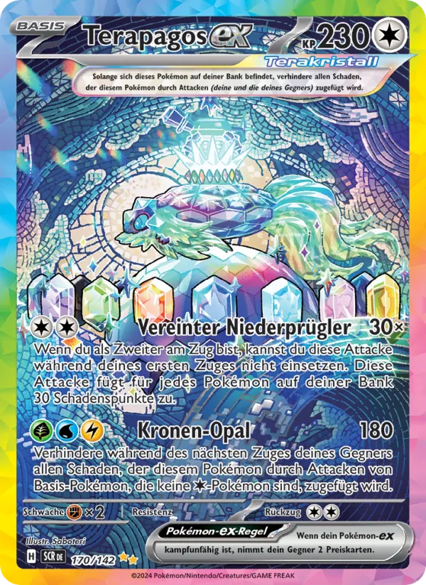 Terapagos-ex (Stellarkrone #170/142)