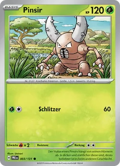 Pinsir (Prismatische Entwicklungen #003/131)