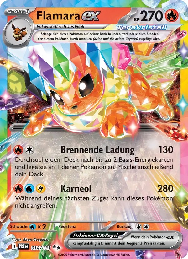Flamara-ex (Prismatische Entwicklungen #014/131)
