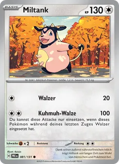 Miltank (Prismatische Entwicklungen #081/131)
