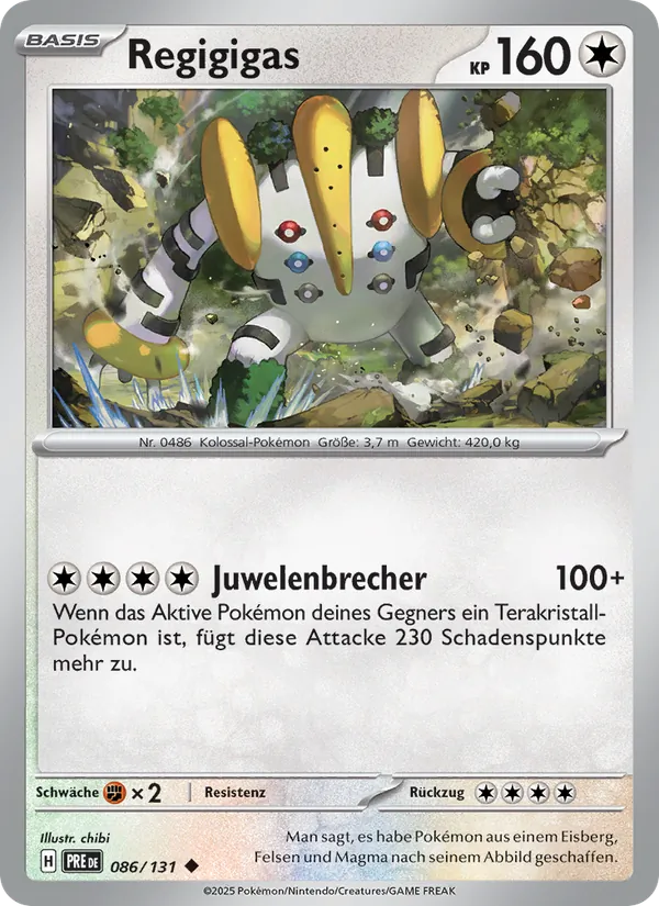 Regigigas (Prismatic Evolutions #086/131)