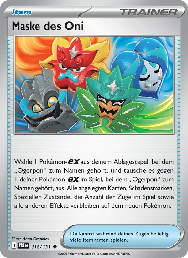 Maske des Oni (Prismatische Entwicklungen #118/131)