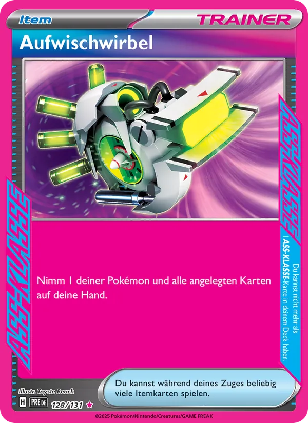 Aufwischwirbel (Prismatic Evolutions #128/131)