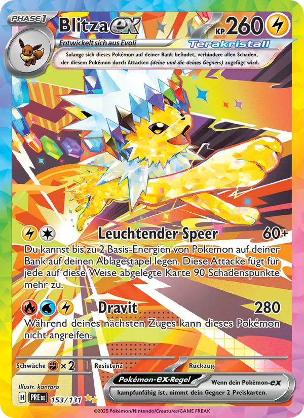 Blitza-ex (Prismatic Evolutions #153/131)