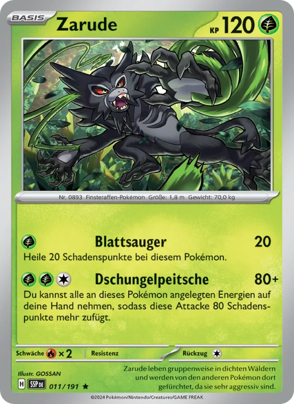 Zarude (Stürmische Funken #011/191)
