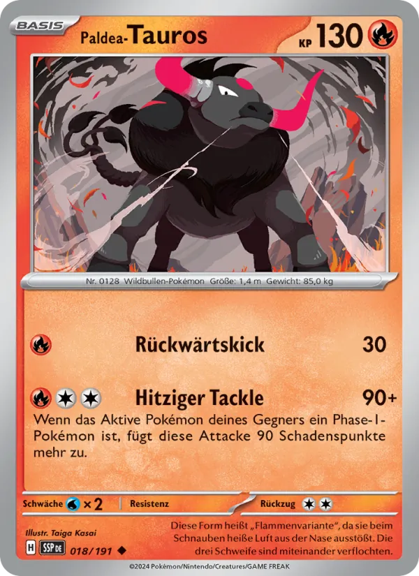 Paldea-Tauros (Surging Sparks #018/191)