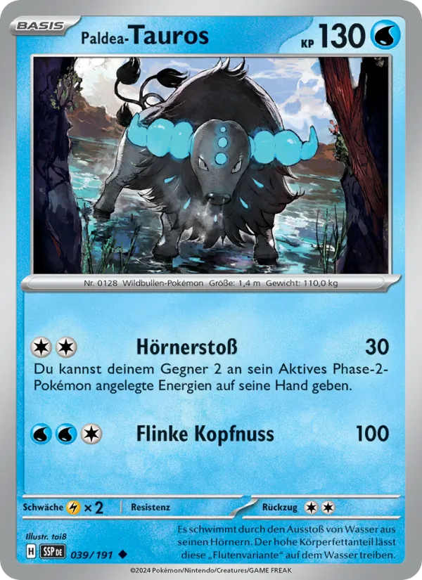 Paldea-Tauros (Stürmische Funken #039/191)
