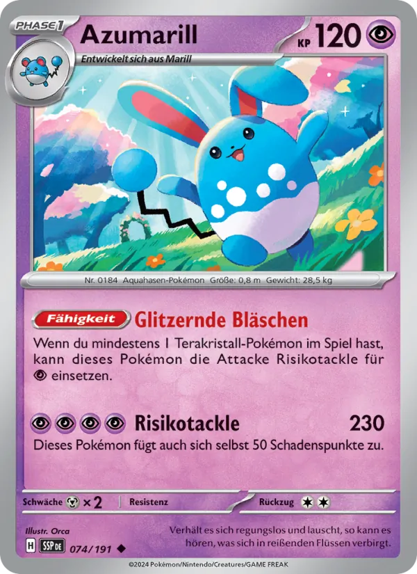 Azumarill (Surging Sparks #074/191)