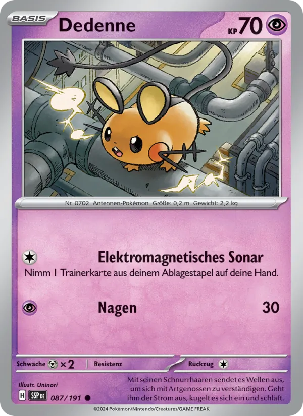Dedenne (Stürmische Funken #087/191)