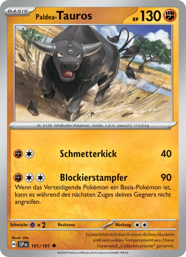 Paldea-Tauros (Stürmische Funken #101/191)
