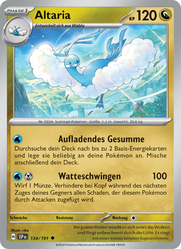 Altaria (Stürmische Funken #134/191)