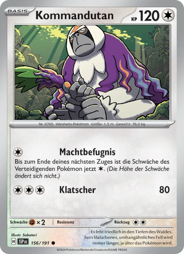 Kommandutan (Stürmische Funken #156/191)