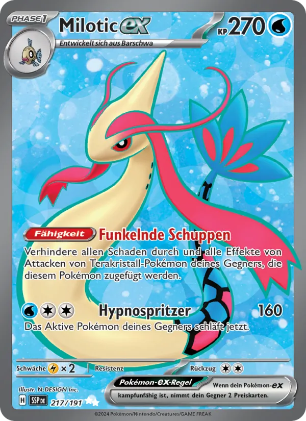 Milotic-ex (Surging Sparks #217/191)