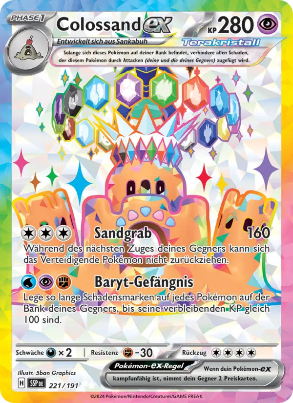 Colossand-ex (Surging Sparks #221/191)