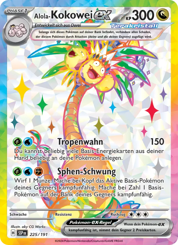 Alola-Kokowei-ex (Stürmische Funken #225/191)