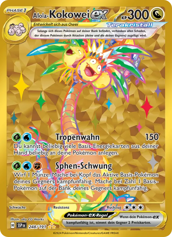 Alola-Kokowei-ex (Stürmische Funken #248/191)