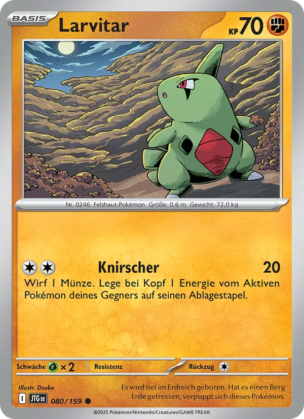 Larvitar (Journey Together #080/159)