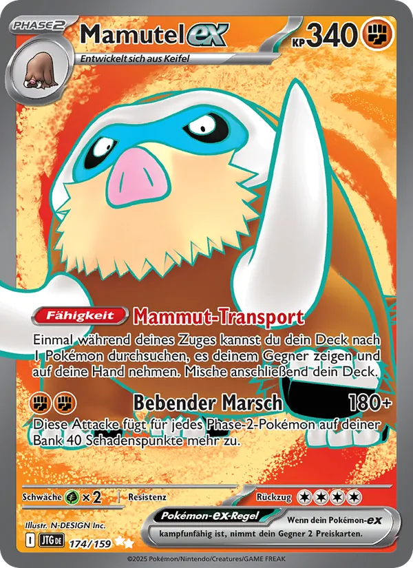 Mamutel-ex (Journey Together #174/159)