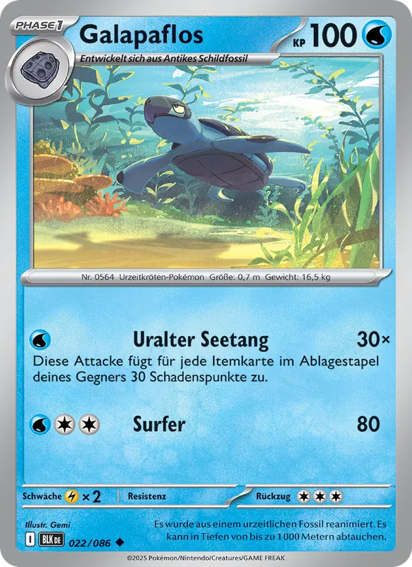 Galapaflos (Schwarze Blitze #022/86)