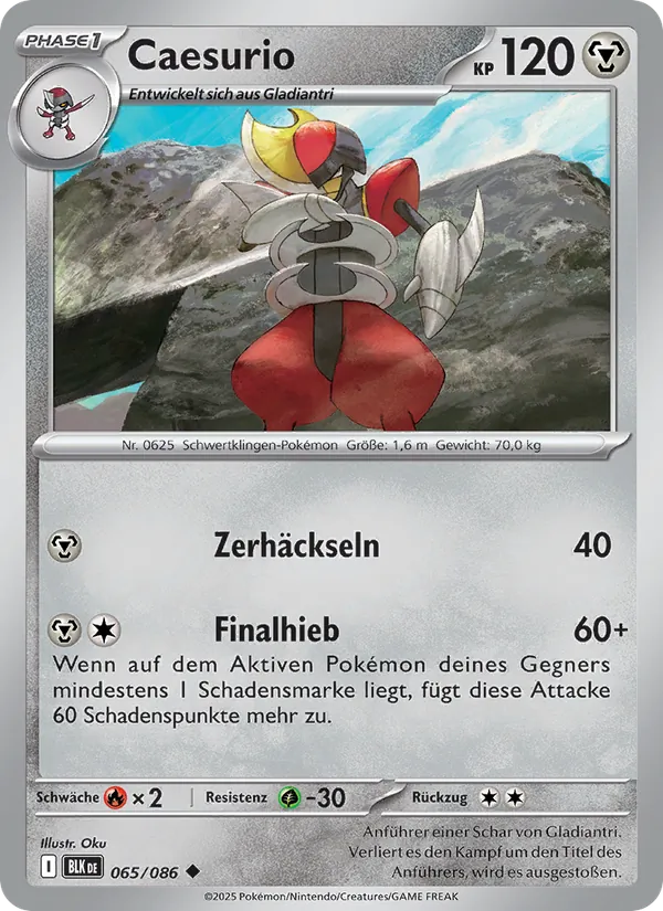Caesurio (Schwarze Blitze #065/86)