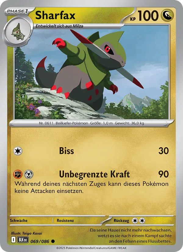 Sharfax (Schwarze Blitze #069/86)