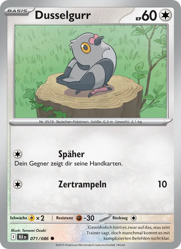 Dusselgurr (Schwarze Blitze #071/86)
