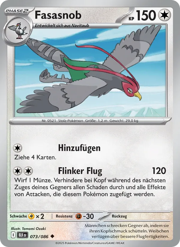 Fasasnob (Schwarze Blitze #073/86)