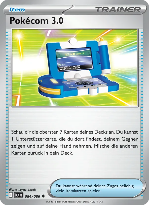 Pokécom 3.0 (Black Bolt #084/86)