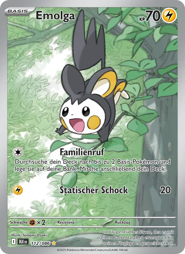 Emolga (Black Bolt #112/86)