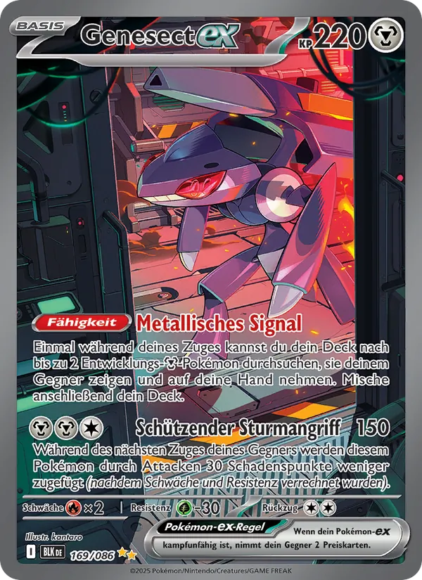 Genesect-ex (Schwarze Blitze #169/86)