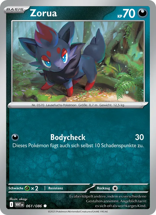 Zorua (Weiße Flammen #061/86)