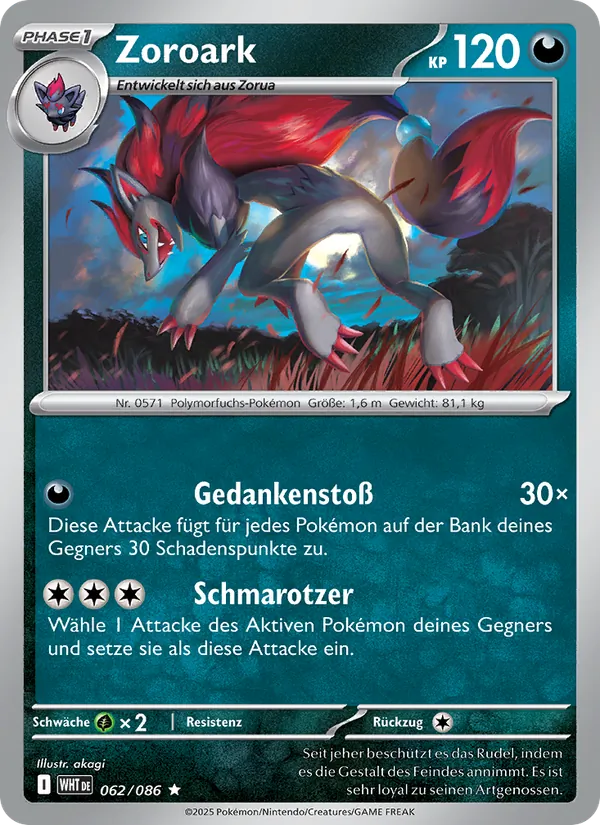 Zoroark (Weiße Flammen #062/86)