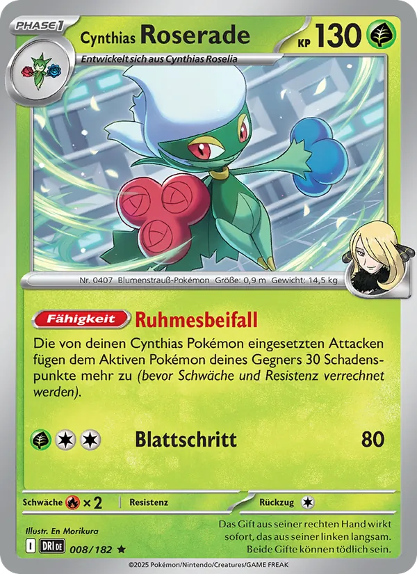 Cynthias Roserade (Ewige Rivalen #008/182)