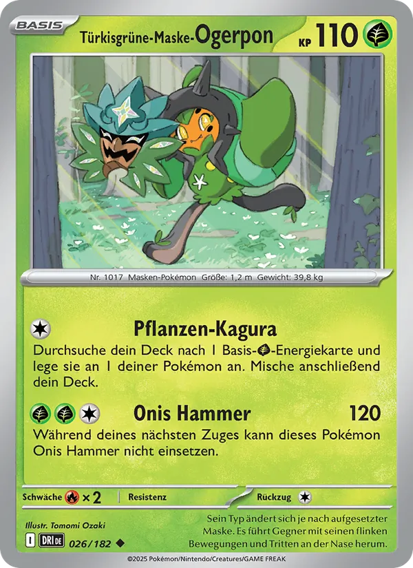 Türkisgrüne-Maske-Ogerpon (Ewige Rivalen #026/182)